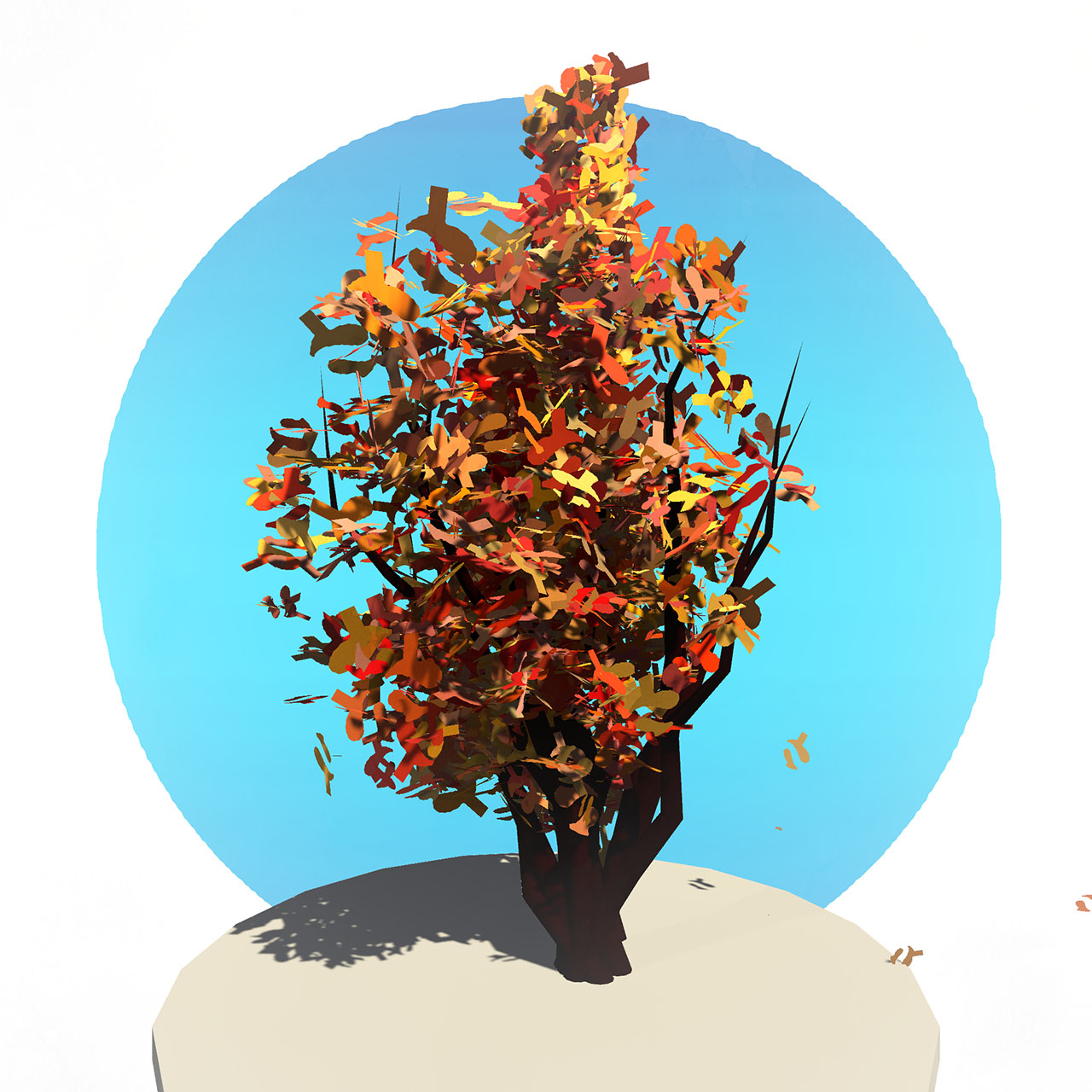 Autumn Tree by Josien Vos