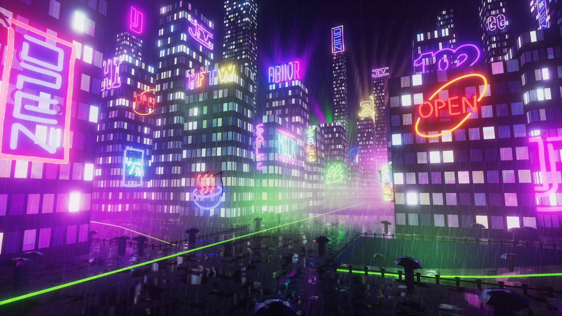 Neon City (2019) by Josien Vos